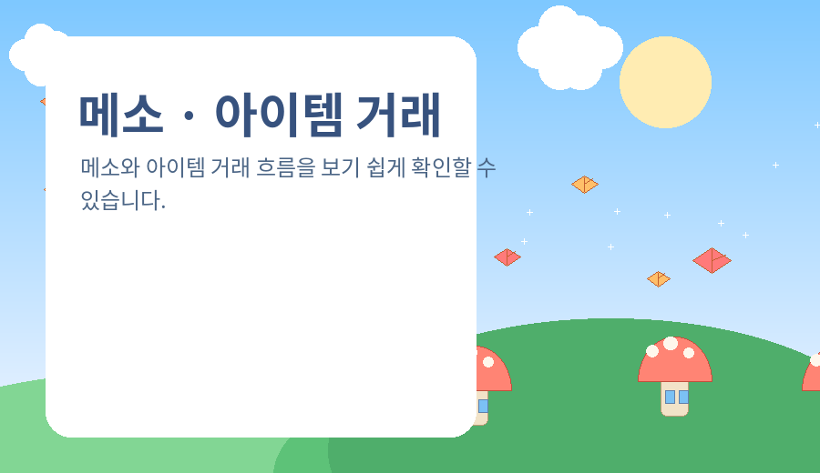아데나와 아이템 거래를 상징하는 리니지풍 일러스트